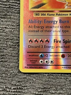 Pokemon Card Charizard 11/108 Reverse Holo Rare XY Evolutions Set Near Mint - Image 4