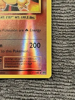 Pokemon Card Charizard 11/108 Reverse Holo Rare XY Evolutions Set Near Mint - Image 5