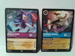 Disney Lorcana Donald Duck 73/204 & Scrooge Mcduck 154/204 nonfoil NM (2 cards) - Image 2