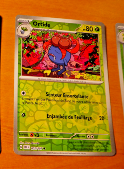 POKEMON FRANCAISE CARD REVERSE HOLO CARTE ORTIDE 002/197 FR OBF MINT 2023 - Image 1