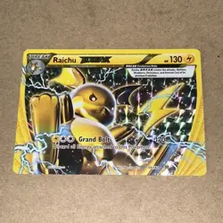 Pokemon TCG Raichu Break 50/162 Holo Card Breakthrough Series LP - Image 1