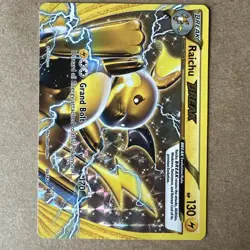 Pokemon TCG Raichu Break 50/162 Holo Card Breakthrough Series LP - Image 3