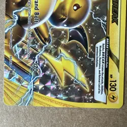Pokemon TCG Raichu Break 50/162 Holo Card Breakthrough Series LP - Image 5