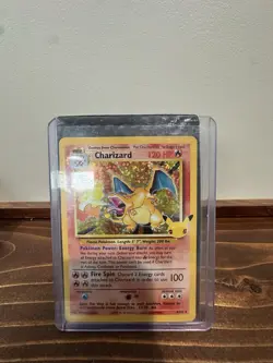 Pokemon TCG Charizard 25th Celebrations Holo Rare Card 4/102 - Image 1