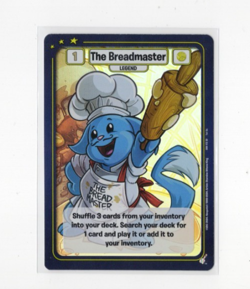 Neopets TCG Card Foil - The Breadmaster Upper Deck Battledome - Image 1