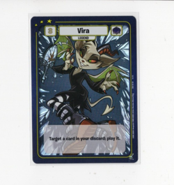 Neopets TCG Card Foil - Vira Foil Upper Deck Battledome - Image 1