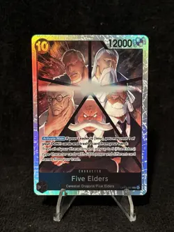 Five Elders OP13-082 SR Carrying on His Will - ONE PIECE Card Game English - Image 1