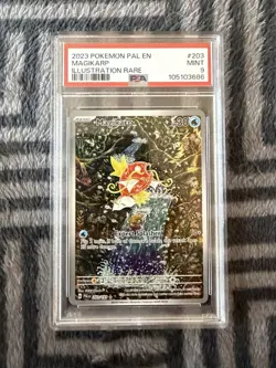 Pokemon TCG Magikarp Scarlet & Violet Paldea Evolved Card 203/193 PSA 9 - Image 1