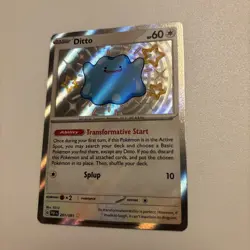 Ditto 201/091 - Paldean Fates Baby Shiny Holo Rare - Pokemon TCG Card NM - Image 2