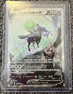 Shadow Rider Calyrex V Alternate Art Chilling Reign 172/198 Pokemon Card TCG NM - Image 1