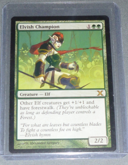 MTG Magic the Gathering Elvish Champion (261/514) Tenth Edition - Image 1