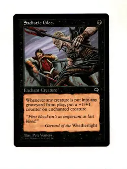 MTG Sadistic Glee NM- Tempest Magic the Gathering ~ Free Shipping ~ - Image 1