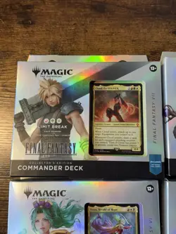 New Magic The Gathering Final Fantasy Collector’s Ed. Commander Deck Bundle - Image 2