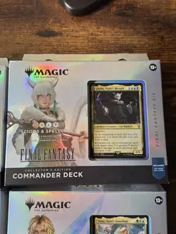 New Magic The Gathering Final Fantasy Collector’s Ed. Commander Deck Bundle - Image 3