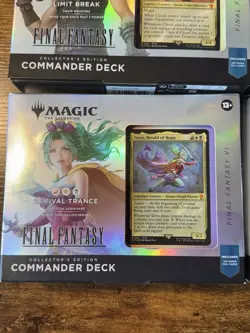 New Magic The Gathering Final Fantasy Collector’s Ed. Commander Deck Bundle - Image 5