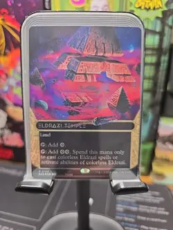 Eldrazi Temple (0104) (Borderless) (Galaxy Foil) Edge of Eternities: Stellar... - Image 1