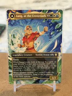 Aang, at the Crossroads (Borderless) Avatar: The Last Airbender Regular - Image 1