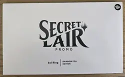 Magic The Gathering MTG Secret Lair Winter Superdrop: Sol Ring Promo Foil SEALED - Image 1