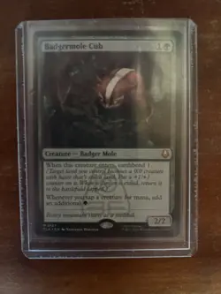 Magic: The Gathering Avatar: The Last Airbender Non-Foil Badgermole Cub - Image 1