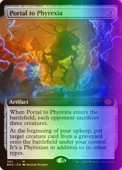 MTG Magic the Gathering Portal to Phyrexia (365/417) The Brothers' War LP FOIL - Image 1