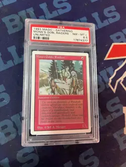 MTG Unlimited Edition 1993 Mons's Goblin Raiders PSA 8.5 Magic The Gathering - Image 1