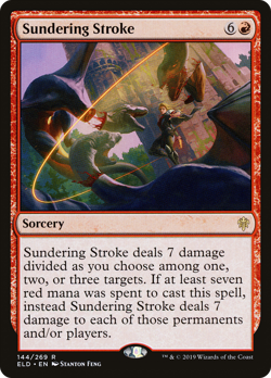 x1 Sundering Stroke ELD MTG Eldraine 144/269 RARE M/NM 1x - Image 1