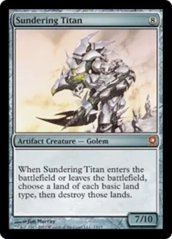 Light Play x 1 Sundering Titan - Foil From the Vault: Relics - Image 1