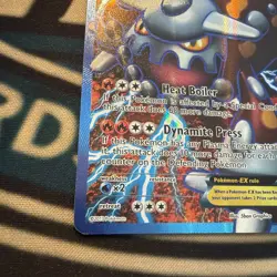 Pokemon TCG Heatran-EX Plasma Freeze 109/116 Holo Full Art - Image 4