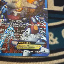 Pokemon TCG Heatran-EX Plasma Freeze 109/116 Holo Full Art - Image 5