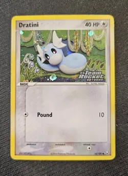 Pokemon Dratini 52/109 Ex Team Rocket Returns Holo Stamped. Near Mint - Image 1