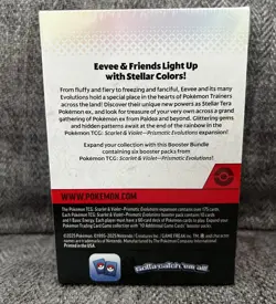 Pokemon Prismatic Evolutions Booster Bundle Sealed (6 Packs) TCG - Image 2