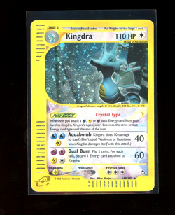 2003 Aquapolis Kingdra Holo Foil CRYSTAL 148/147 Secret Rare Pokemon WOTC - Image 1