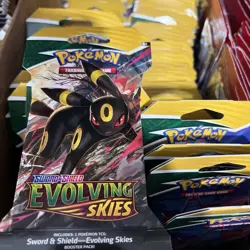 Pokemon TCG Evolving Skies Sleeved Booster Pack New Sealed - Any Art - Image 1