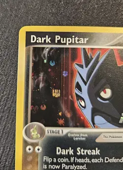 Pokemon Dark Pupitar 41/109 Ex Team Rocket Returns Holo Stamped - Image 2