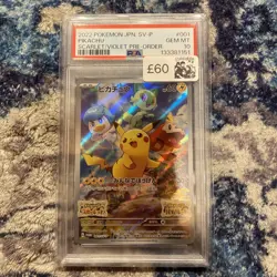 Pokemon Pikachu 001/SV-P Promo Scarlet & Violet Japanese PSA 10 Gem Mint - Image 1