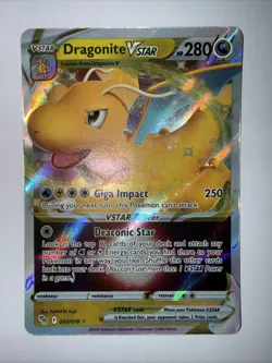 1x [MINT/NM] Dragonite VSTAR 050/078 Pokemon GO TCG Holo Ultra Rare Textured - Image 1