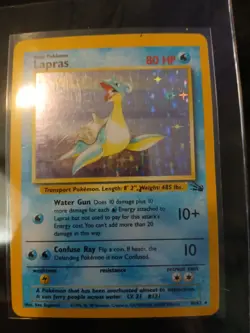 Lapras - Pokemon Fossil 10/62 - Holo - Ungraded (Very Good) - Image 1