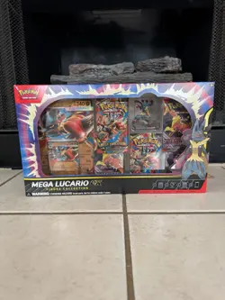 Pokemon TCG: Mega Lucario ex Premium Figure Collection Box - Factory Sealed - Image 1