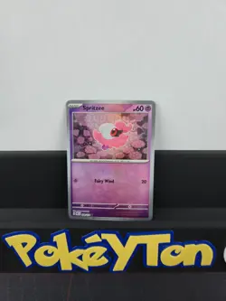 Spritzee (Master Ball Pattern) 038/131 Pokemon Sv: Prismatic Evolutions Holo - Image 1