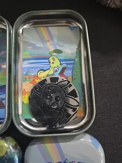 Pokemon Celebrations 25th Anniversary Mini Tin Lot of 5 (OPENED!) Coins Inserts - Image 4