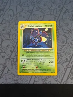 Pokemon: LIGHT LEDIAN #24/105 Neo Destiny 2000 Rare Vintage - LP/MP - M47 - Image 1