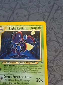 Pokemon: LIGHT LEDIAN #24/105 Neo Destiny 2000 Rare Vintage - LP/MP - M47 - Image 5