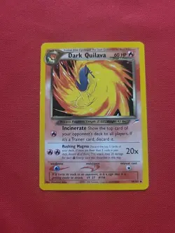 Pokemon: Dark Quilava #39/105 Neo Destiny 2000 Vintage Non-holo - LP / MP - L114 - Image 1