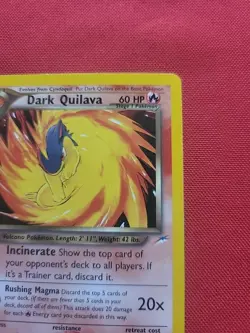 Pokemon: Dark Quilava #39/105 Neo Destiny 2000 Vintage Non-holo - LP / MP - L114 - Image 5