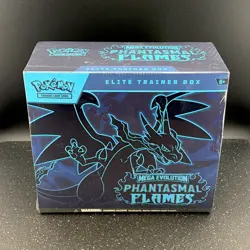 Pokemon TCG Mega Evolution Phantasmal Flames ETB Elite Trainer Box - Image 1