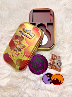 Pokemon Mini Tin TCG Storage Case - Accessories Included (Alakazam) - Image 1