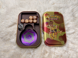 Pokemon Mini Tin TCG Storage Case - Accessories Included (Alakazam) - Image 2