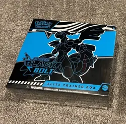 Pokemon TCG Black Bolt Elite Trainer Box ETB Factory Sealed In Hand - Image 1