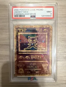 2000 Pokemon Game Promo Ancient Mew Movie PSA 9 Mint - Image 1