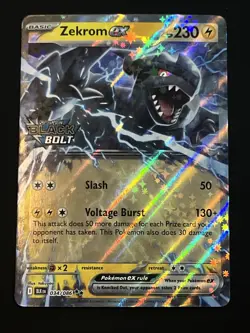 x3 Zekrom Ex 034/086 (Black Bolt Stamped) NM TCG Pokemon - Image 2